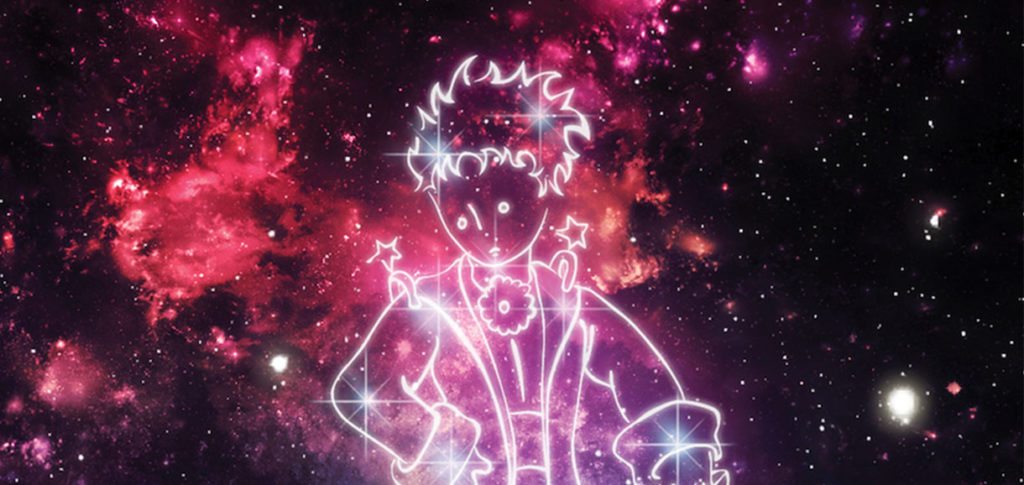 Décoration murale avec le petit prince lumineux