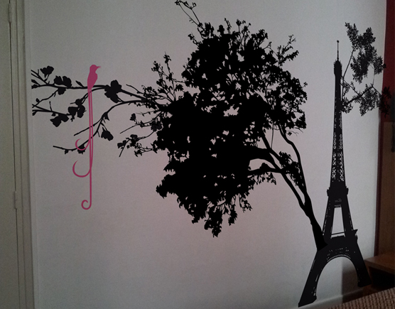 Décoration murale pour hotel au thème Paris