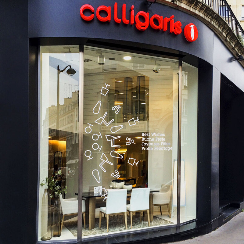 vitrophanie-vitrine-magasin-décoration-ameublement-calligaris-paristic